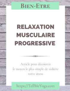 Tell Me Yoga - relaxation musculaire progressive